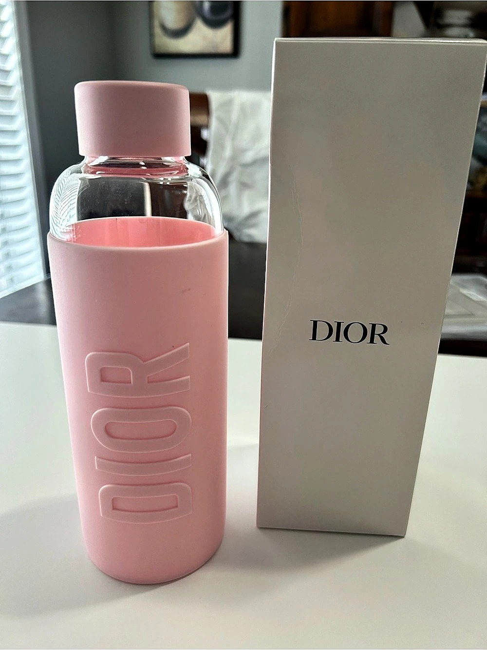 Dior J'adore Infinissime Gourde Flak Pink Refillable Bottle with Box NWT